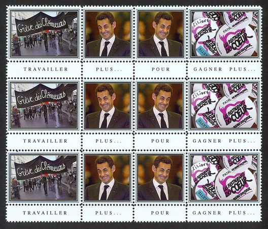 Travailler plus... pour gagner plus... 2011. Stampsize. Edition: 1/25.